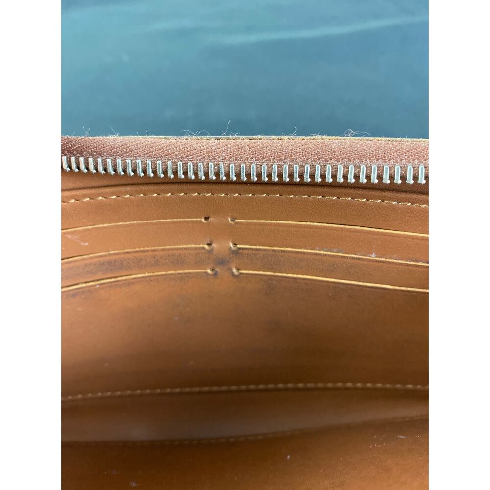 LOUIS VUITTON SUHALI Zippy Zip Around Tan Long Wallet #22016 - Picture 9 of 11